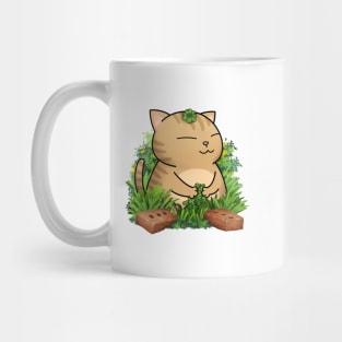 Chubby Cat Lucky Clover (cat only) Mug